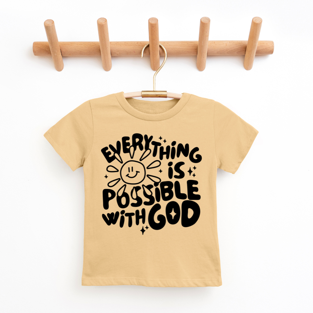 Everything Is Possible With God Youth & Toddler Graphic Tee