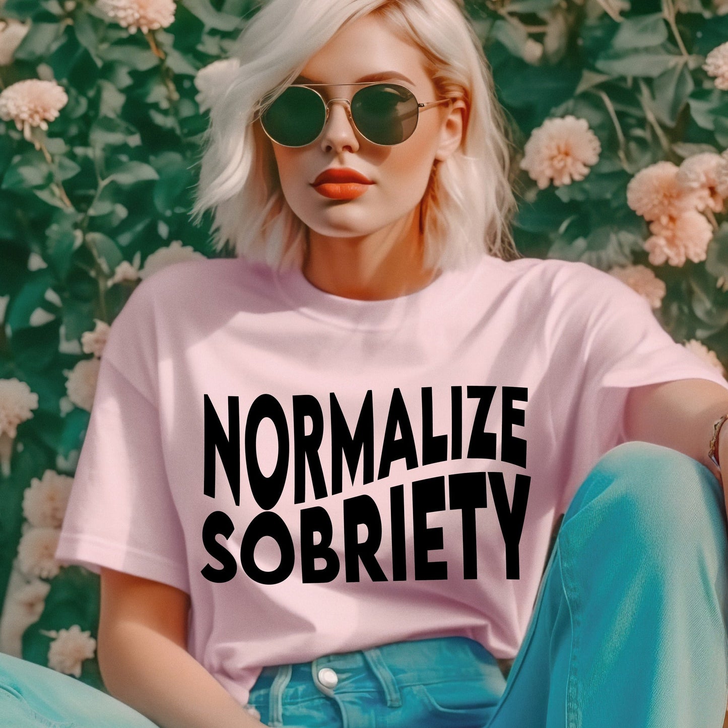 Normalize Sobriety  Graphic Tee