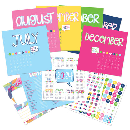 Dream Gift Planner Bundle | 2024-25 Reminder Binder® Planner | [2] Planner Pads, Pocket Notebook & Mini Desktop Calendar