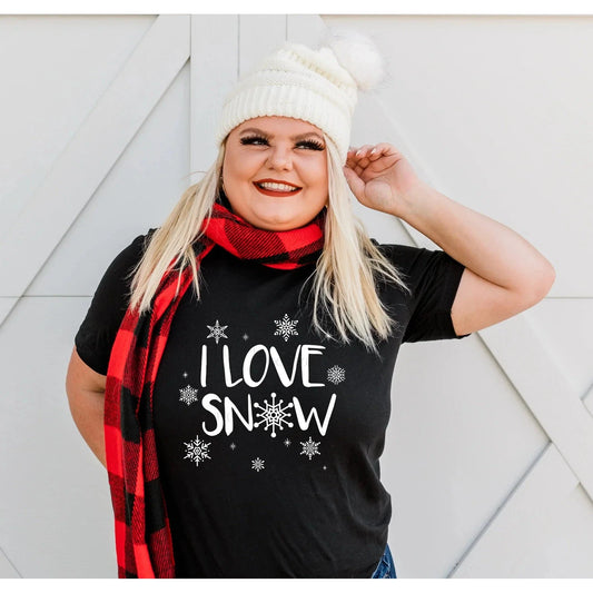 I Love Snow GRAPHIC TEE