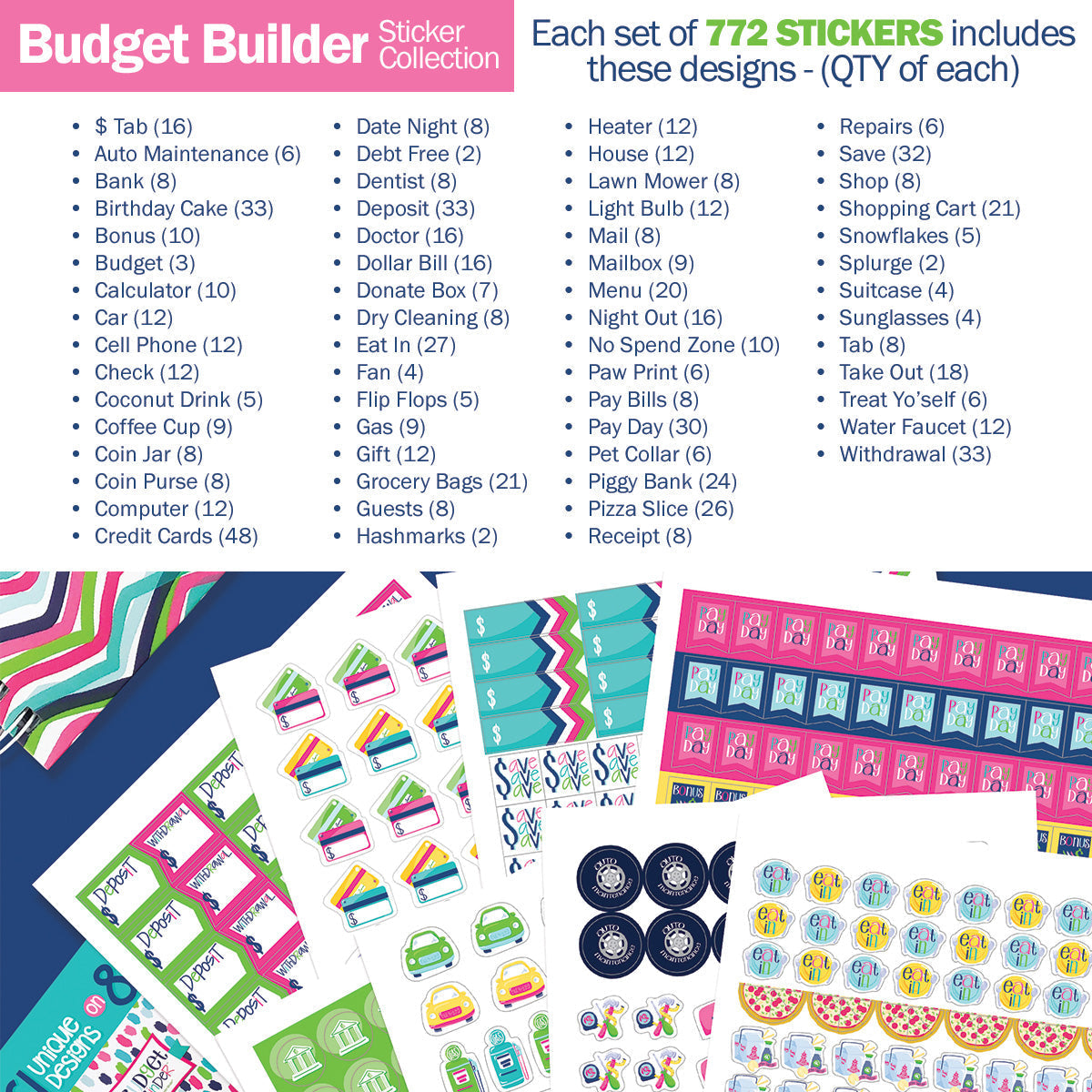 Budgeting Bundle | Budget Binder™ Planner + Accessories