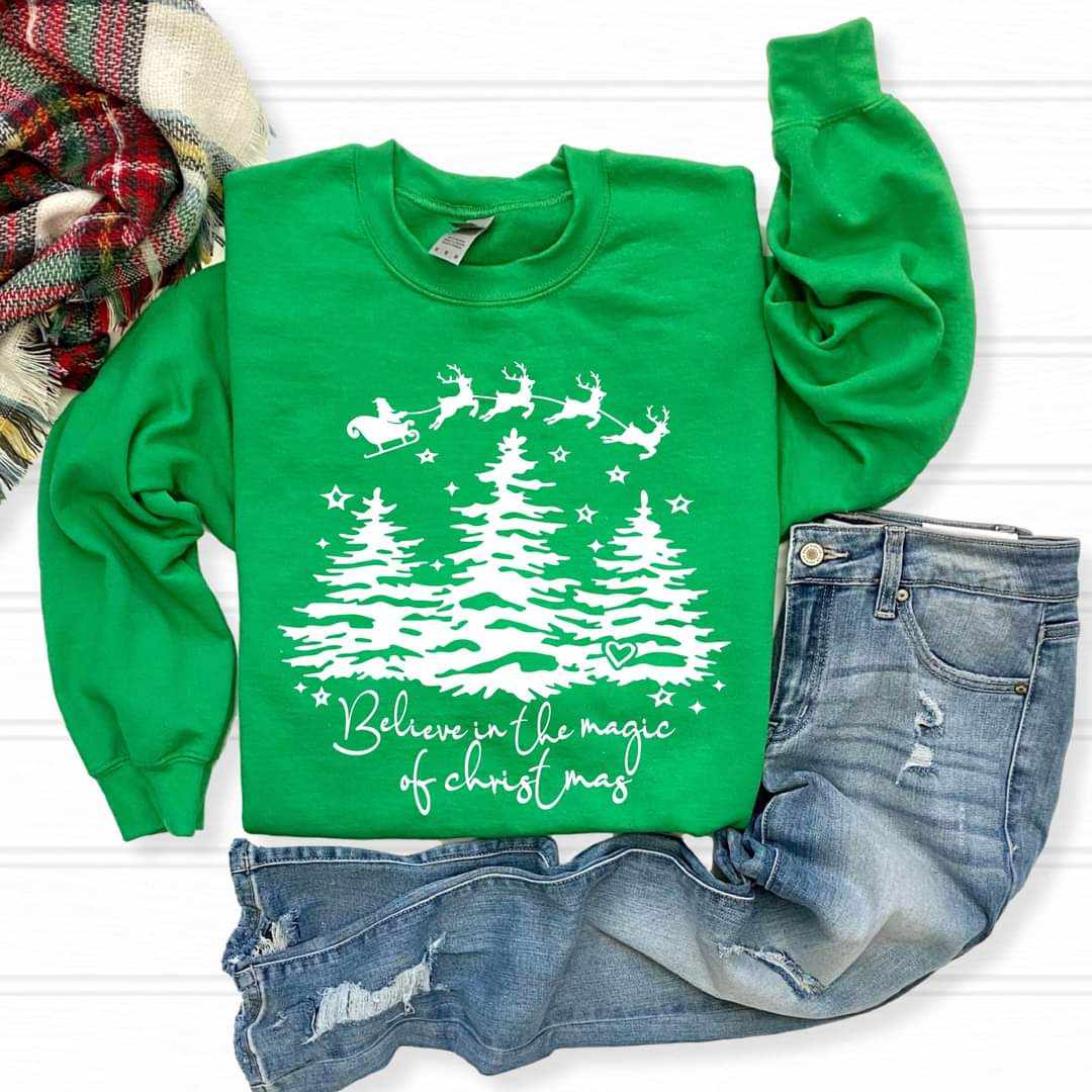 Believe In The Magic Of Christmas Sweatshirt