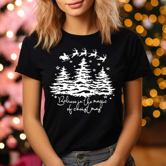 Believe In The Magic Of Christmas Graphic Tee