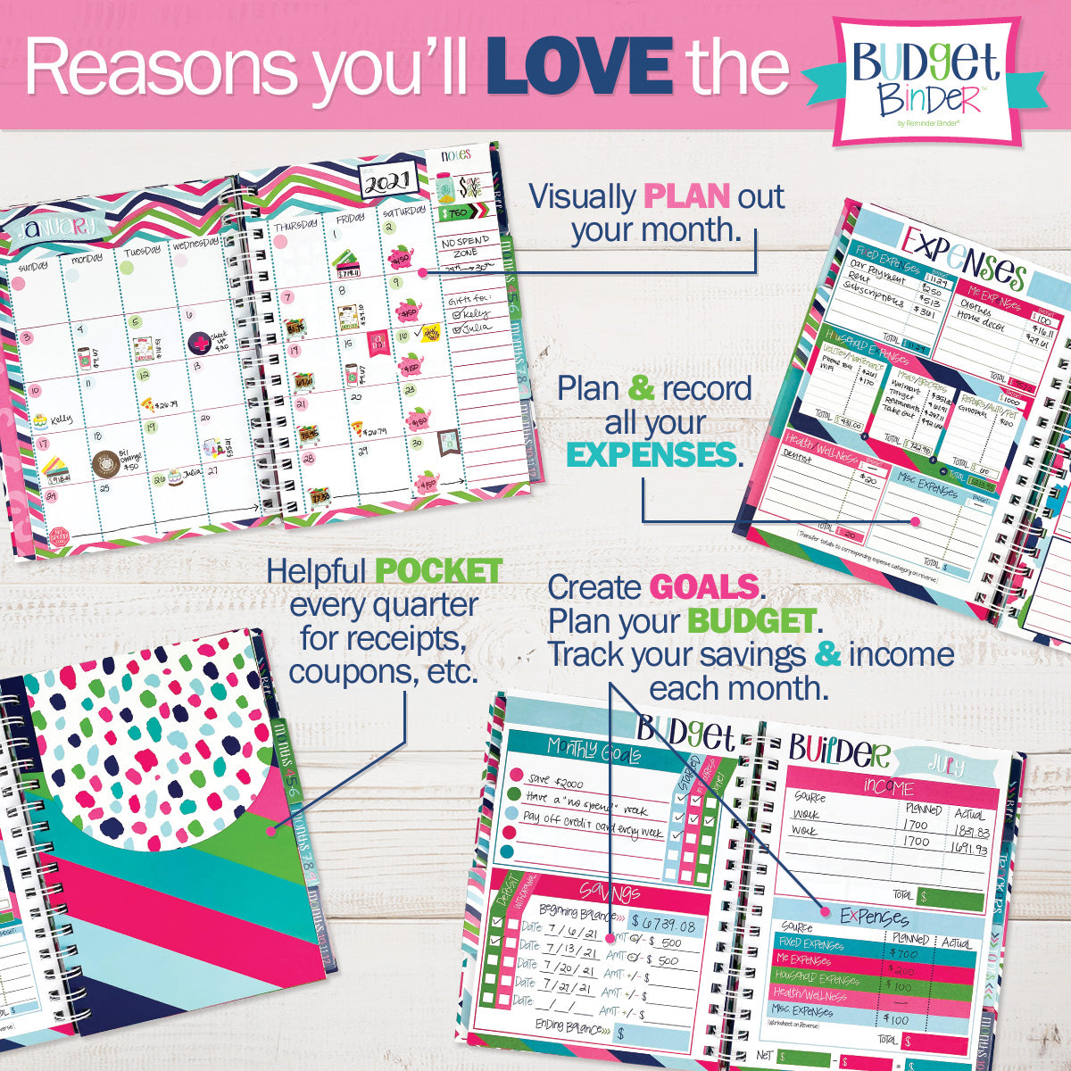 Budgeting Bundle | Budget Binder™ Planner + Accessories