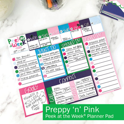 Peek at the Week® Weekly Planner Pad